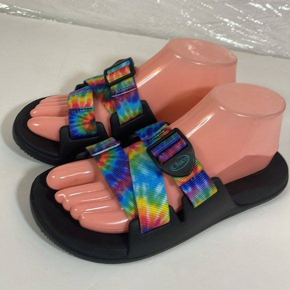 Colorful Chaco Tie-Dye Sandals - Picture 1 of 10